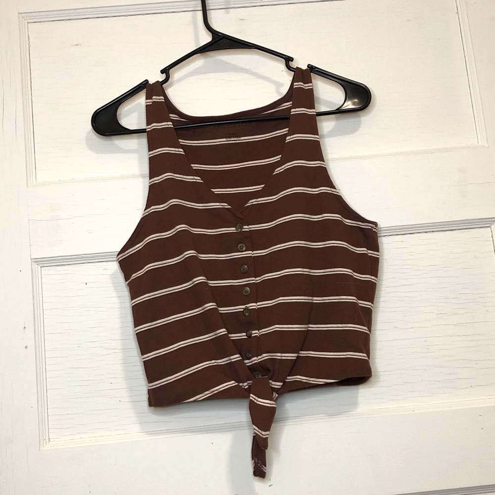 AEO Crop Tie Top